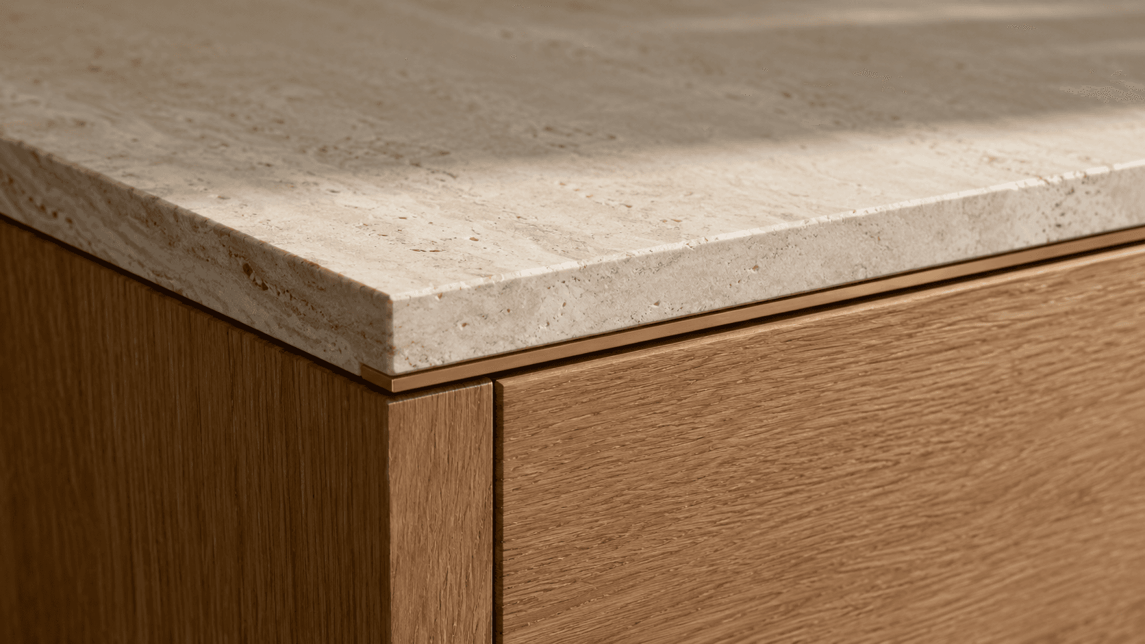 The Glassline Residence: Material and joinery close-up